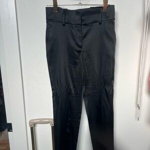 Black Satin Trousers